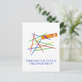 Carte Postale Ramassez-moi Sticks de ramassage Jeu Cheval Up (Debout devant)