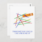 Carte Postale Ramassez-moi Sticks de ramassage Jeu Cheval Up (Devant / Derrière)