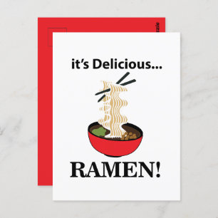 Carte Postale Ramen C'est délicieux Ramen