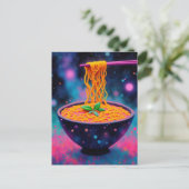 Carte Postale Ramen Fantastique Coloré (Debout devant)