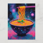 Carte Postale Ramen Fantastique Coloré (Devant)