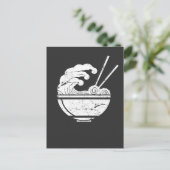 Carte Postale Ramen plat gourmet de Japon (Debout devant)