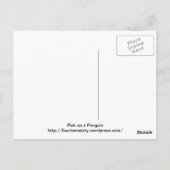 Carte Postale Ramenez un Pingouin (Dos)