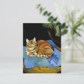 Carte Postale “Raminou on a Blue Blanket” by Suzanne Valadon (Debout devant)