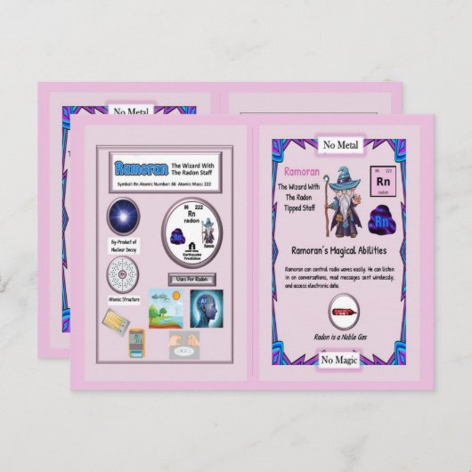 Carte Postale Ramoran - Radon Trading Card (Devant / Derrière)