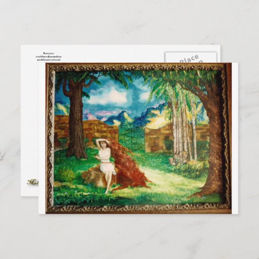 Carte Postale Rampion (Devant / Derrière)