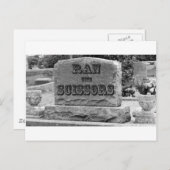 Carte Postale Ran avec ciseaux Tombstone (Devant / Derrière)