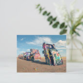 Carte Postale Ranch Cadillac (Debout devant)