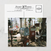 Carte Postale Ranch d'arbre de la bouteille d'Elmer, itinéraire (Devant / Derrière)