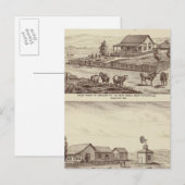 Carte Postale ranch de moutons de Deer Creek (Devant / Derrière)