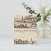 Carte Postale ranch de moutons de Deer Creek (Debout devant)