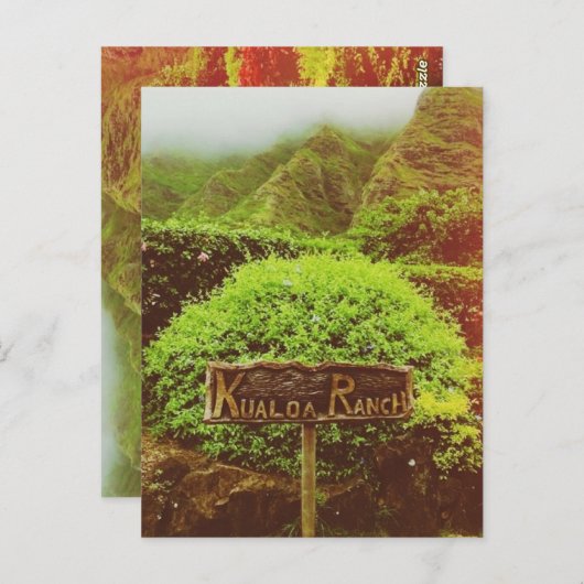 Carte Postale Ranch Kualoa (Devant / Derrière)
