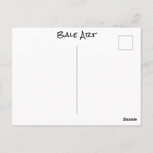 Carte Postale Ranchers d'art à balles rondes Agriculteurs Hay Fi (Dos)