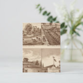 Carte Postale Ranches, écuries, Tulare Co, Cal (Debout devant)