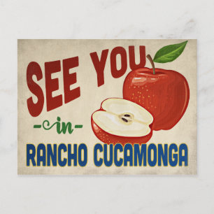 Carte Postale Rancho Cucamonga California Apple - Vintage voyage