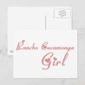 Carte Postale Rancho Cucamonga tee - shirts (Devant / Derrière)