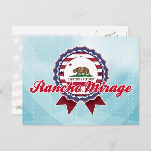 Carte Postale Rancho Mirage, CA (Devant / Derrière)