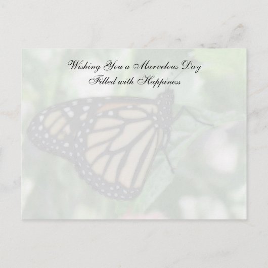 Carte postale Random Act of Kindness - Papillon Qu (Dos)