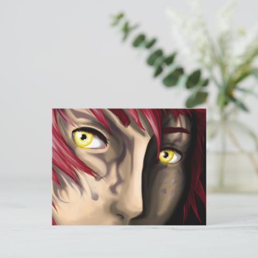 Carte Postale Random Boy En Mode Emo (Debout devant)