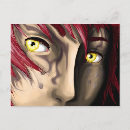 Carte Postale Random Boy En Mode Emo (Devant)
