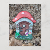 Carte Postale Random Mushroom House Jesus Found in the Woods (Devant)