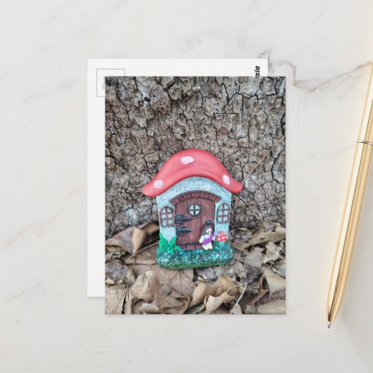 Carte Postale Random Things Found in the Woods (Devant/Arrière en situation)