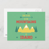Carte Postale Randonnée dans l'Idaho (Devant / Derrière)