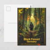 Carte Postale Randonnée de la Forêt Noire (Devant / Derrière)