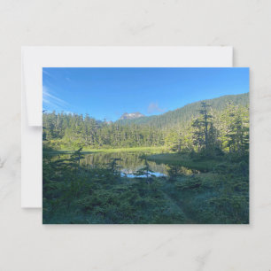 Carte Postale Randonnée D'Été À Travers La Forêt Verdoyante Cart