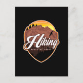 Carte Postale Randonnée Me Rend Heureux (Devant)