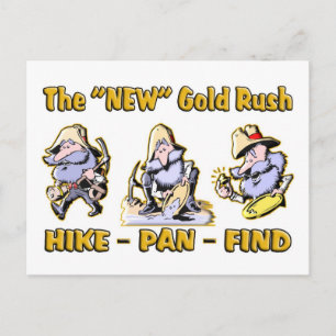 Carte Postale "Randonnée - Pan - Find" La "NOUVELLE" ruée vers l