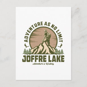 Carte Postale Randonnée Rétro du lac Joffre
