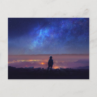 Carte Postale Randonnée seule