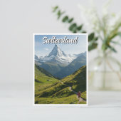 Carte Postale Randonnée Suisse Matterhorn (Debout devant)