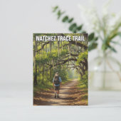 Carte Postale Randonneur sur Natchez Trace Trace Trace (Debout devant)