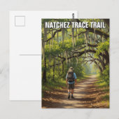 Carte Postale Randonneur sur Natchez Trace Trace Trace (Devant / Derrière)