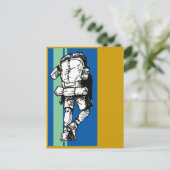 Carte Postale Randonneur (type)-BleuVert (Debout devant)