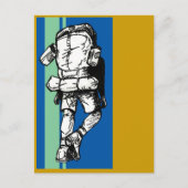 Carte Postale Randonneur (type)-BleuVert (Devant)