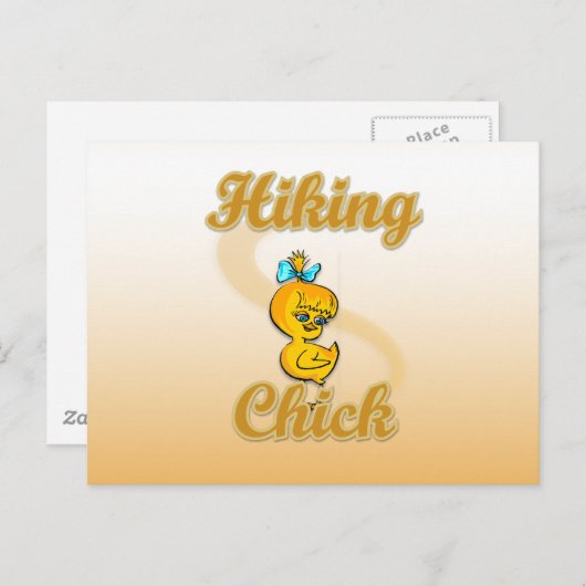 Carte Postale Randonneuse Poulet is not a good translation. A mo (Devant / Derrière)