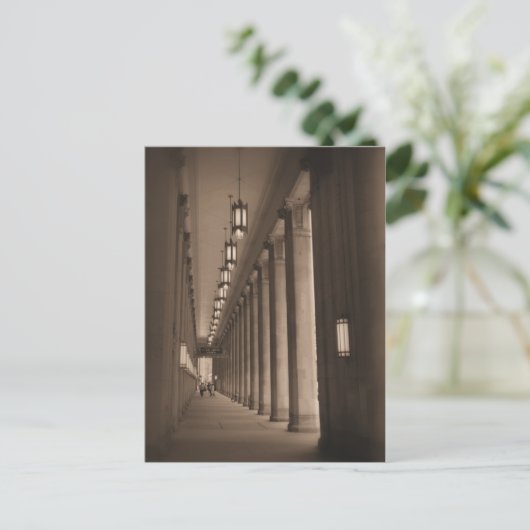 Carte Postale Rangée de colonnes - Opéra Civic - Chicago (Debout devant)