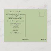 Carte Postale Rangée modifiable de maisons que nous déménageons (Dos)