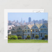 Carte Postale Rangée victorienne de San Francisco (Devant / Derrière)