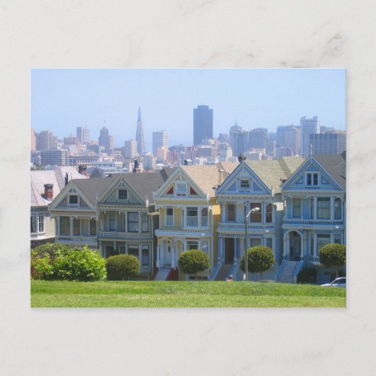 Carte Postale Rangée victorienne de San Francisco (Devant)