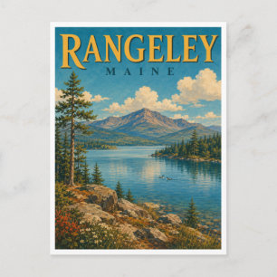 Carte Postale Rangeley Maine Rangeley Lake GeoSaga
