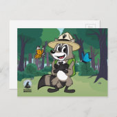 Carte Postale Ranger Rick | Héros papillon - Panneau papillon (Devant / Derrière)