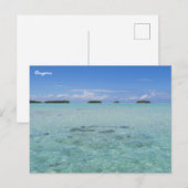 Carte Postale Rangiroa Blue Lagoon (Devant / Derrière)
