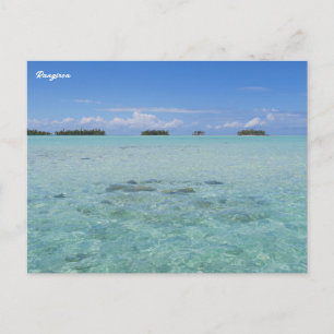 Carte Postale Rangiroa Blue Lagoon