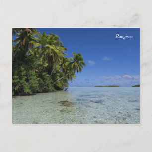 Carte Postale Rangiroa Blue Lagoon Polynésie française