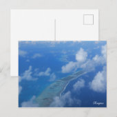 Carte Postale Rangiroa de l'avion (Devant / Derrière)