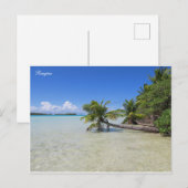 Carte Postale Rangiroa Polynésie française (Devant / Derrière)